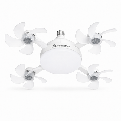 EcoBreezeMate™ LED Socket Fan